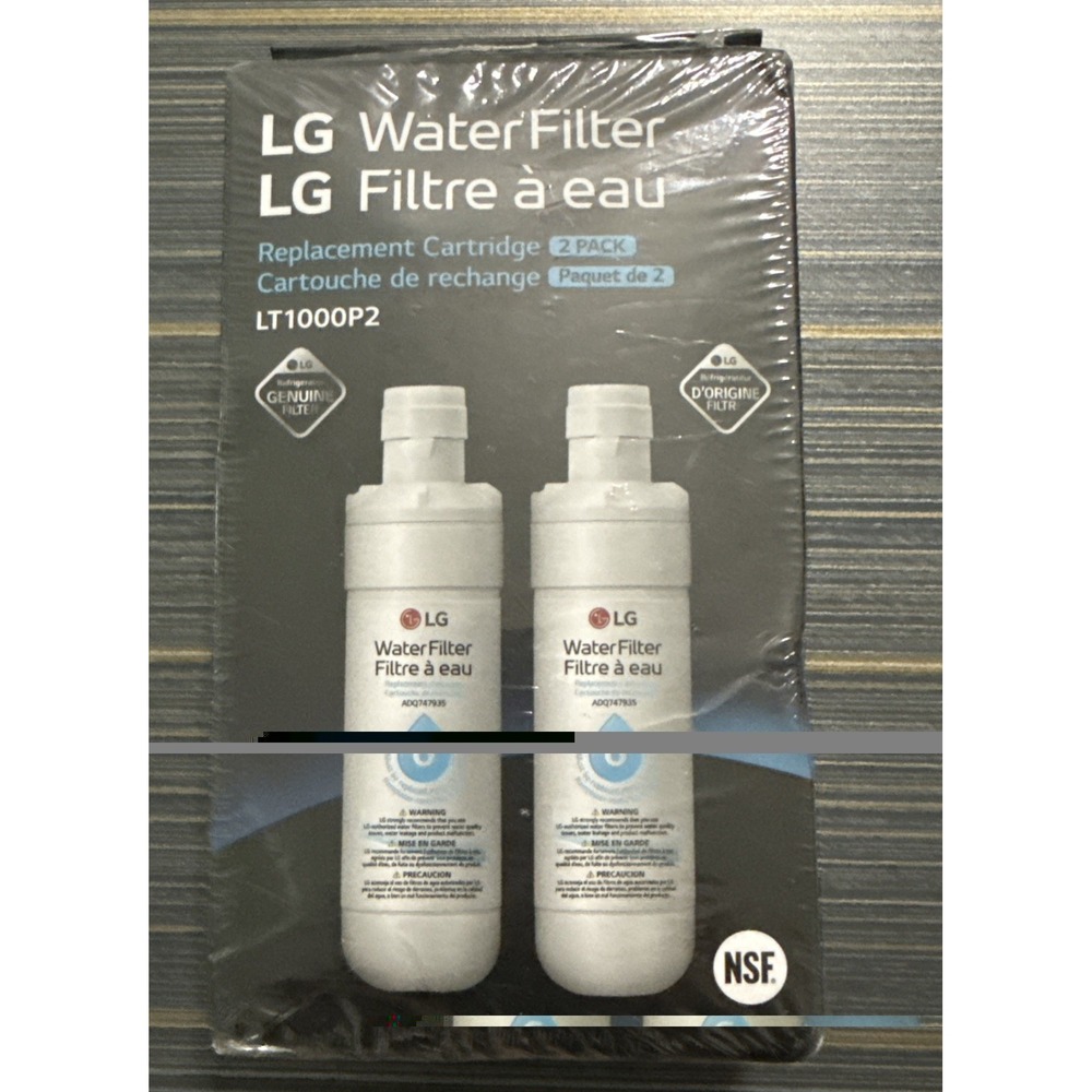 NEW SEALED LG LT1000P2 6-Month/200 Gallon Refrigerator Replacement Water Filter